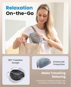 Masseur oculaire électrique avec musique et chauffage au graphène, batterie 1200 mAh, prise USB de type C pour une expérience de relaxation visible - Product Image 3