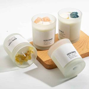 Gran oferta, Mini velas <span class=keywords><strong>de</strong></span> gelatina <span class=keywords><strong>de</strong></span> cera <span class=keywords><strong>de</strong></span> soja en diseño novedoso <span class=keywords><strong>de</strong></span> vidrio <span class=keywords><strong>de</strong></span> lujo para Navidad, cumpleaños y Acción <span class=keywords><strong>de</strong></span> Gracias, fragancia hecha a mano - Product Image 1