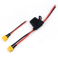 XT90 2+2M Kabel Harness Konektor Pria Wanita 2+2 Pin Perakitan Kabel Arus Tinggi untuk Baterai Drone RC
