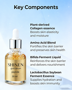 Nouveau sérum facial au ginseng lifting OEM ODM sérum pour le visage collagène biologique <span class=keywords><strong>escargot</strong></span> <span class=keywords><strong>anti</strong></span>-âge ginseng 24 carats sérum pour le visage en or - Product Image 2