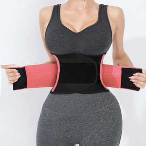 Sangle réglable néoprène femmes amélioration <span class=keywords><strong>de</strong></span> la sueur entraînement Abdomen exercice Compression serré mince taille-taille soutien du dos - Product Image 2