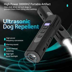 Gran Venta de batería recargable de gran capacidad, dispositivo de Control antiladridos para perros, repelente ultrasónico LED para perros - Product Image 3