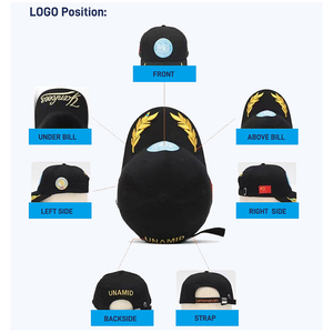 Chất Lượng Cao Cao Cấp Không Có Cấu Trúc 6 Bảng Điều Chỉnh Tùy Chỉnh Thêu Logo Golf Thể Thao Hat CHA Mũ 100% Bông CHA Mũ - Product Image 4