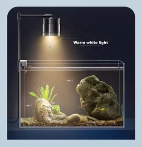 Luz para <span class=keywords><strong>pecera</strong></span>, luz para tanque de algas y hierba, luz colgante pequeña de aleación de aluminio, luz impermeable para plantas acuáticas que cambia de Color - Product Image 4