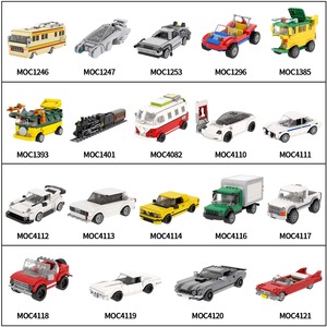 MOOXI Unlimited - Juego de Bloques de Construcción de Coches y Vehículos Educativos, Ladrillos de Plástico para Niños - Product Image 2