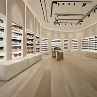 Meuble armoire optique personnalisé pour exposer les lunettes Présentoirs optiques Vitrines de qualité supérieure