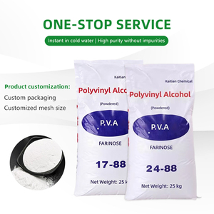 Alcohol Polivinílico de Alta Pureza y Calidad, PVA Instantáneo <span class=keywords><strong>en</strong></span> Agua Fría, para Uso <span class=keywords><strong>en</strong></span> la Industria de la Construcción, Masilla para Paredes, Mortero de Cemento - Product Image 2