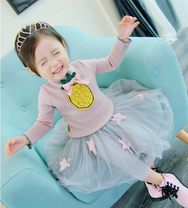 Camiseta para Niñas ODM Joggers, Pantalones de Algodón con Nuevo Diseño, Falda Infantil, Compra al por Mayor del Fabricante Chino - Product Image 1