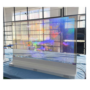 Pantalla horizontal de escritorio transparente OLED táctil de 55 pulgadas ininterrumpida <span class=keywords><strong>7x24</strong></span> horas de trabajo más de 30000 horas para uso en ascensores Stock - Product Image 1
