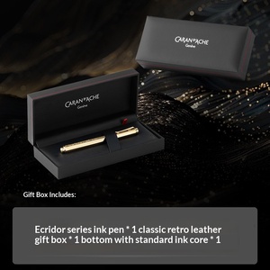 Série <span class=keywords><strong>Caran</strong></span> DAche Jinhui importée, <span class=keywords><strong>stylo</strong></span> signature haut de gamme exquis <span class=keywords><strong>plaqué</strong></span> <span class=keywords><strong>or</strong></span> palladium pour hommes/femmes - Product Image 6