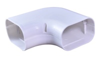 Goulotte de câblage électrique en PVC pour gestion des câbles, 25x25 40x40 60x40mm, blanche, pour intérieur