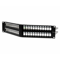 Panel Patch Kosong Melontel MT-4218 Cat6A 48-Port 2U RJ45 FTP dengan Krone/110/Dual IDC Bersertifikasi ISO9001 untuk Koneksi Jaringan
