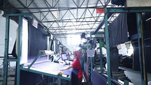 Vải denim thô Nhật Bản vintage chất liệu bamboo slub, màu chàm, 11 ounce, bán chạy, giá cả phải chăng - Product Image 3