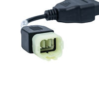 Cable de Diagnóstico Automotriz OBD2 de 16 Pines a 6 Pines, Impermeable IP67, Cable de Extensión para Escáner