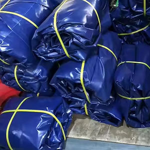 Bâche en PVC Enduit Bleue Imperméable Robuste 1000GSM Rétractable en Vinyle, 30x40 PI, Prix d'Usine, pour Couverture de Camion - Product Image 3
