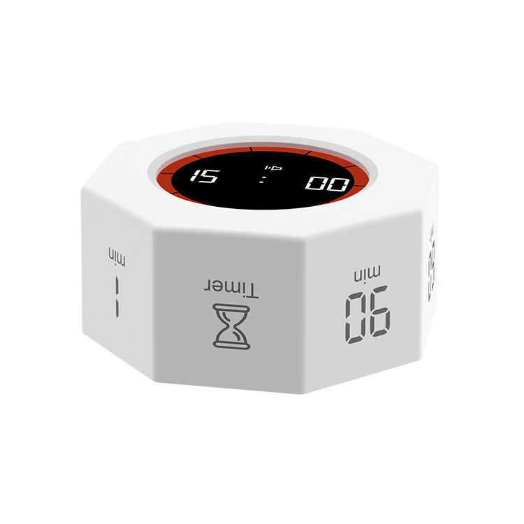 T22VA Gravity Sensor Timer Digital Study Timer Mute/loud/normal Adjustable Sound Alarm Countup CountdownTimer Kitchen Timer