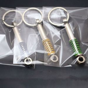 Porte-clés pour hommes, thème automobile : disque de frein, étrier, amortisseur, jante de roue, pneu, pièces automobiles, accessoires - Product Image 4
