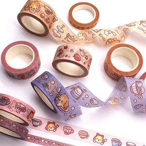 Tùy chỉnh in Nhật Bản Washi băng trong thiết kế vật nuôi Acrylic dính <span class=keywords><strong>masking</strong></span> <span class=keywords><strong>tape</strong></span> bán buôn Washi dán - Product Image 5
