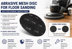 Disques de <span class=keywords><strong>ponçage</strong></span> en maille de carbure de silicium noir P40 à P400, 16 pouces, P180 - Product Image 3