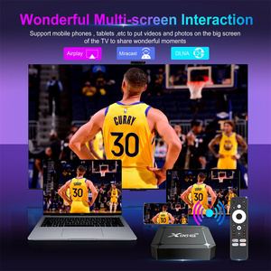 X96Q TV BOX cerdas Android 14.0, TV BOX cerdas RK3518 dengan suara Remote <span class=keywords><strong>Cortex</strong></span> A53 2GB 16GB 2.4G/5G untuk Google Media Player - Product Image 6