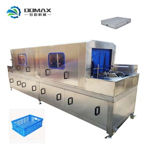 Industrial Cleaning Machine for Boxes Automatic <b>Plastic</b> <b>Basket</b> Crate Washing Machine - Product Image 2