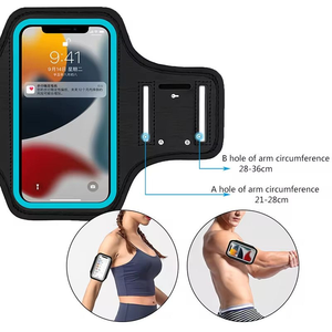 Lightweight Waterproof Sports Arm Bag Jogging Diving Material Wrist Band Phone Holder Outdoor <b>Running</b> Fitness Pouch - Product Image 3