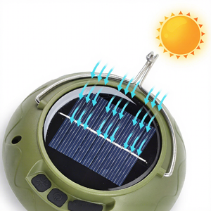 Solar USB Rechargeable <b>Camping</b> <b>Lantern</b> 9 Modes <b>LED</b> Tent Light with Music, Waterproof Portable Hanging Emergency Light - Product Image 2