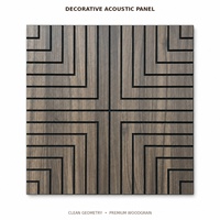 Panneau mural acoustique moderne en placage de bois avec feutre PET, panneau à lattes insonorisant pour studios, bureaux et intérieurs d'hôtels