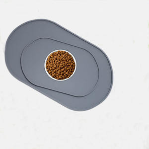 Tapis d'alimentation pour animaux de compagnie de qualité alimentaire antidérapant chien chat bol tapis eau plateau de nourriture tampon d'alimentation napperon étanche Silicone tapis de nourriture pour animaux de compagnie - Product Image 6