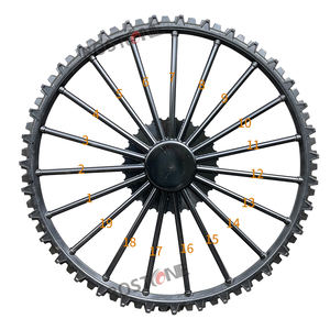 Roues de tracteur agricole autopropulsé Ku Bota, avant 160 cm, arrière 210 cm - Product Image 5