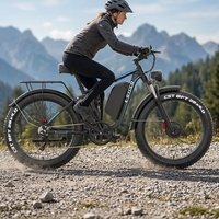 Vélo électrique à pneus larges FLM EB7Pro 26 pouces, 52V 2000W, double moteur, 23AH, frein hydraulique, pour adultes, entrepôt UE