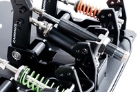 Pedales de Carreras CAMMUS LC100 Negros, Pedales Hidráulicos con Sensor de Presión para Simulación de Carreras en PC, Compatibles con Volante, Joystick y Controlador de Juegos