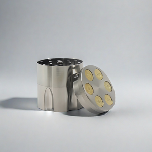 Grinder per Tabacco in Metallo a Forma di Proiettile, 40mm, 3 Parti, Macchina Tritaerbe in Lega di Zinco - Product Image 2