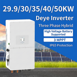 อินเวอร์เตอร์ไฮบริด Deye 30kw 35kw 40kw 50kw แบบสามเฟส สำหรับระบบโซลาร์เซลล์พร้อมแบตเตอรี่  พร้อมบริการหลังการขายครบวงจรในประเทศ - Product Image 6