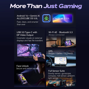 Alldocube IPlay 80 Mini Ultra, Nueva Tablet PC de 8.8 Pulgadas, 5G, 12GB, 256GB, 144Hz, MTK 8300, 7200mAh, Android 16, 2.5K, Sistema Operativo Android 16 - Product Image 6