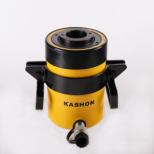 Vérin hydraulique KS-RCH-603 de 60 tonnes avec course de 76 mm et trou central, avec poignée - Product Image 5