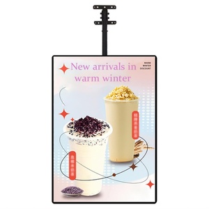 Panneau publicitaire lumineux étanche à cadre ultra-fin, rétroéclairé par LED, pour menu, boîte lumineuse publicitaire pour restaurants, cafés, magasins - Product Image 1