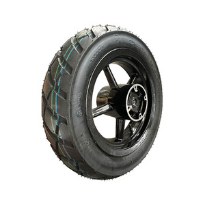 12 Inch Supermoto Front and Rear Plate <strong>Wheels</strong> a Set 120/70-12 All-Season Tires New Condition Tire Casing for <strong>Replacement</strong> - Product Image 2