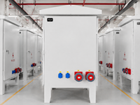 Armoire électrique extérieure sur pied pour chantier naval, boîtier de prises industrielles étanche IP67 avec disjoncteur 630A MCCB et RCD pour la construction navale