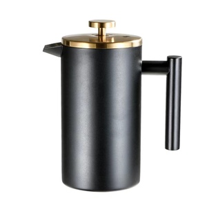 เครื่องชงกาแฟแบบฝรั่งเศสคุณภาพสูง,เครื่องชงกาแฟหุ้มฉนวนสองชั้นและหม้อชา - Product Image 1