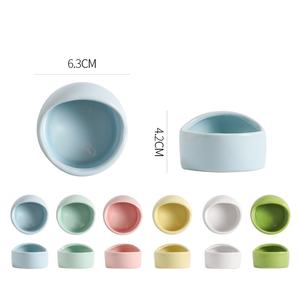 Nouvelle arrivée en céramique Hamster buveur eau mangeoire mignon Hamster mangeoires anti-dérapant petit Animal bol pour lapin oiseau - Product Image 6