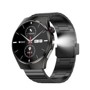 Montre connectée Ge31 Bluetooth, moniteur de fréquence cardiaque et d'oxygène dans le sang, tracker d'exercice, bracelet en silicone unisexe noir - Product Image 4