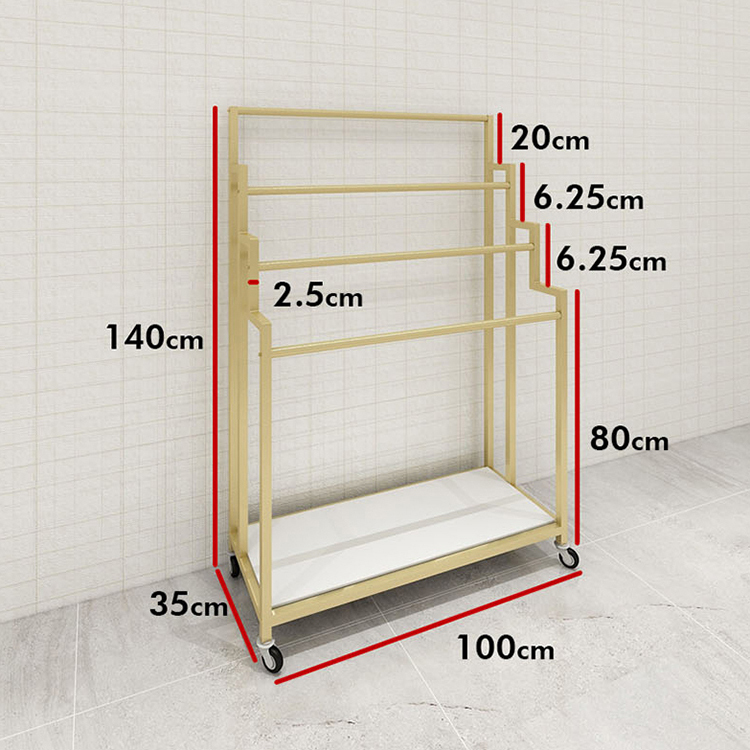 Multilevel High Quality Metal Scarf Display Stand for Wholesale — view 6