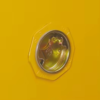 Armoire de stockage métallique robuste à double porte pour produits inflammables avec serrure électronique pour la sécurité des laboratoires chimiques