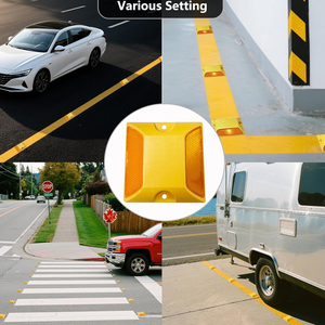 Светоотражающий дорожный шпилька (катафот) повышенной яркости, прочный, для безопасности дорожного движения, OEM ODM - Product Image 5