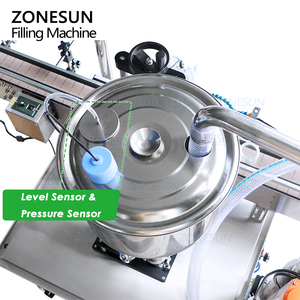 Zonesun ZS-YT1T-1PX tự động động cơ servo Nhớt chất lỏng mứt Jar mỹ phẩm cơ thể Kem chai dán piston bơm Máy chiết rót - Product Image 5