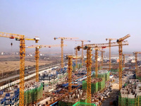 Machines de construction et de bâtiment XGT7020-12 Grue à tour à plateforme plate de 12 tonnes Haute qualité Vente chaude à bas prix