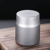 Boîte à thé classique en titane pur de haute qualité 2026, grande capacité, étanche à l'humidité, 220 ml, pot de camping pour la maison et les voyages