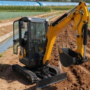 รถขุดขนาดเล็ก 2.5 ตัน จากจีน พร้อมเครื่องยนต์ Kubota สำหรับงานก่อสร้าง ใหม่ พร้อมบุ้งกี๋และอุปกรณ์เสริม - Product Image 1