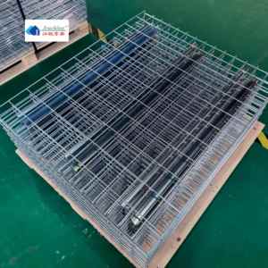 튼튼한 창고 보관을 위한 48 ''x 46'' 헤비 듀티 스틸 선택적 팔레트 랙 아연 도금 또는 페인트 와이어 메쉬 데크 - Product Image 5